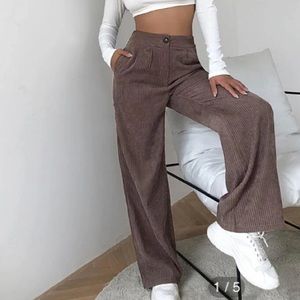 Long Wide Legged Ribbed Pants, women’s size medium